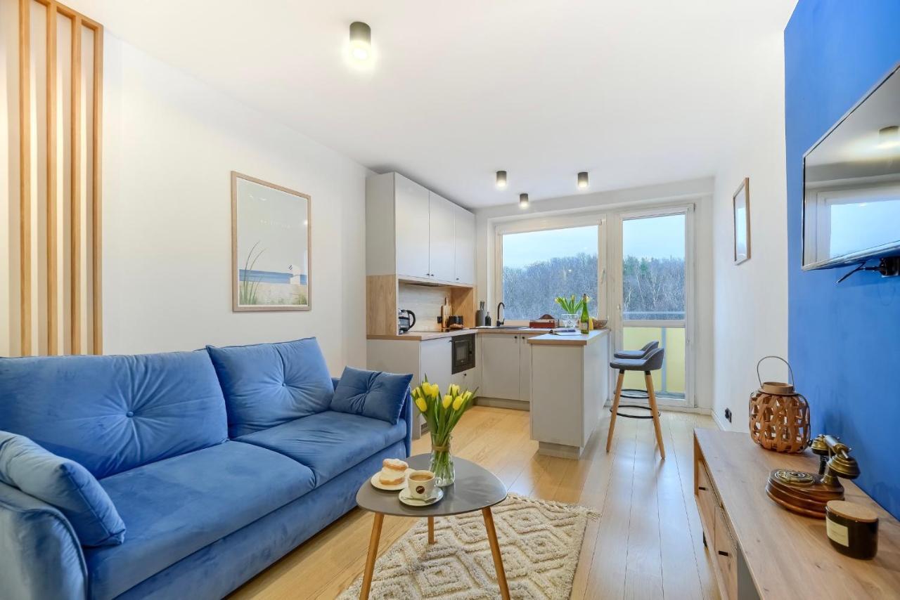Apartament 4 Pory Roku Przy Plazy Z Widokiem Na Morze 그디니아 외부 사진