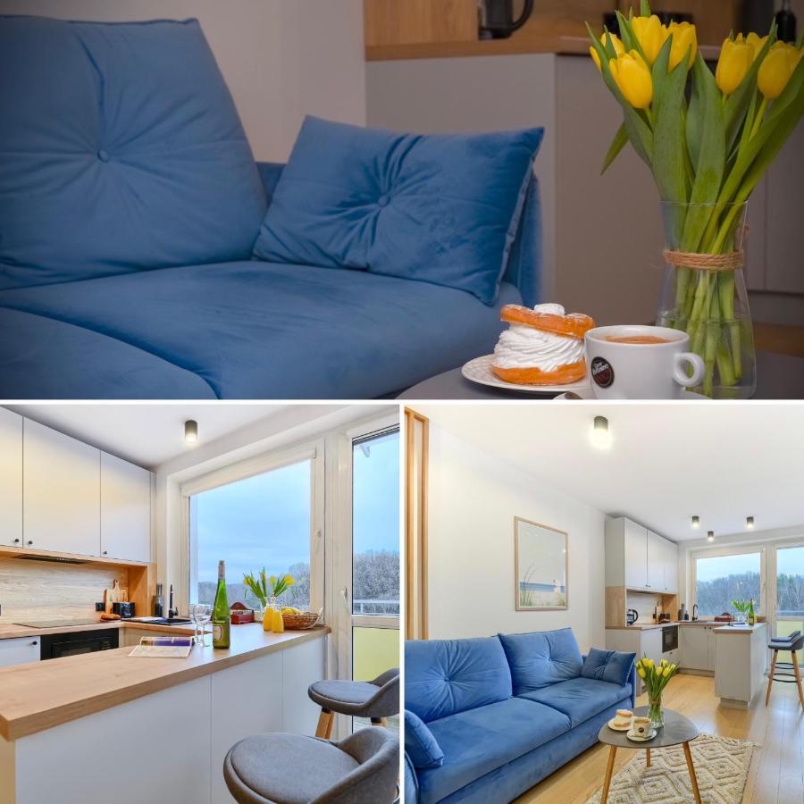 Apartament 4 Pory Roku Przy Plazy Z Widokiem Na Morze 그디니아 외부 사진